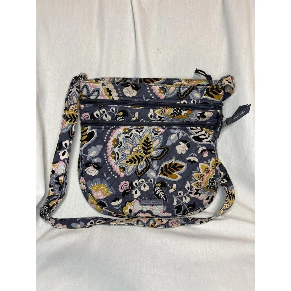 Vera Bradley Charmont Meadow Pattern Crossbody